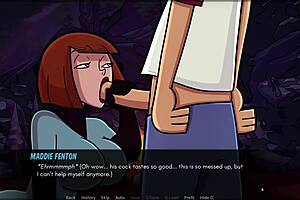 Maddie Fenton asks, 'Want to see anal with Danny Phantom?'