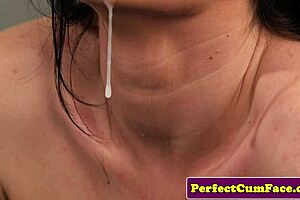 Nurse begs for facial cumshot in hospital POV blowjob scene