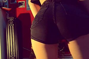 Petite Teen Rides Dildo