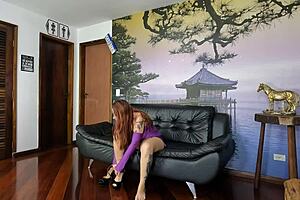 a rabuda quer fazer uma dupla penetra��o ent�o eu fui lacear o cuzinho apertado daquela bunda gigante