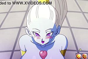 Vados Shows Master Roshi Her Huge Boobs!