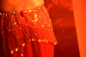 Why is this sexy belly dancer arousing herself alone?