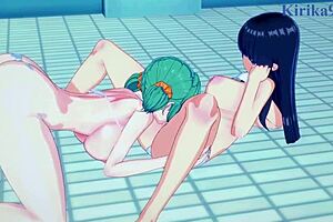 Hikage And Ikaruga Engage In Lesbian Play With Futanari Elements