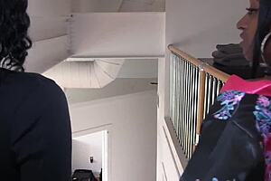 kay kush in interracial bondage, worshipping that black ass with deepthroat