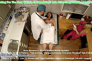 Busty asian mina moon undergoes humiliating gyno exam for university entrance 😏