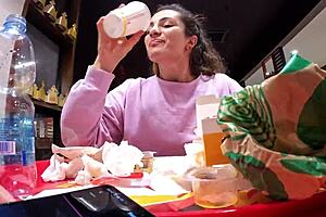 step-bro controls my lovense toy in public play 😜