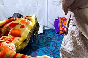 Indian Step Siblings Engage in Tight Pussy Action with Hindi Story