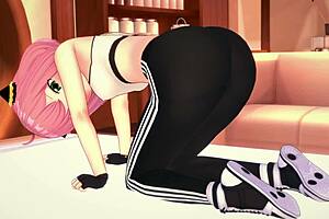 I wanna ride dat big cock after gym, hentai style