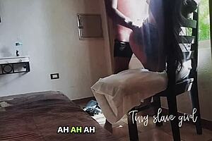 this cute petite teen records for her boyfriend but won't give up her big ass.