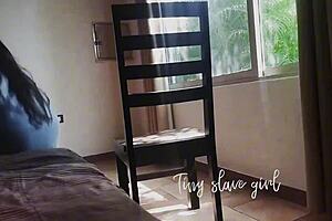 this cute petite teen records for her boyfriend but won't give up her big ass.