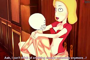 Beth Smith engages in intense sex with Rick in this fantasy episode.