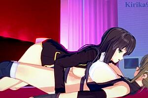 Setsuko Ohara And Chitose Kisaragi In Intense Lesbian Play And Futanari Sex!