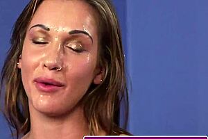 Busty inked Britt is demanding some cock and a facial right now