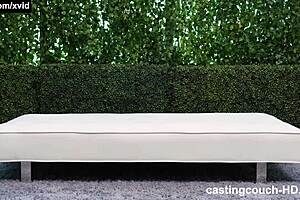 pefect ass white girl does anal on sofa with big cock