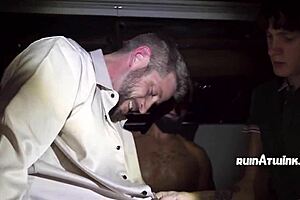 handsome prof trevor brooks turned pig bottom with spikey dee