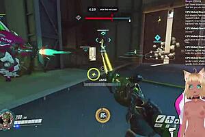 vtuber lewdneko gets spanked playing overwatch part 2