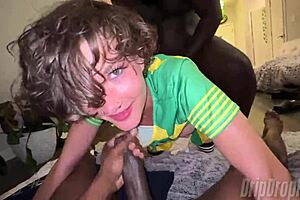 dripdrop ahanu reed double teamed by two bbcs 🔥