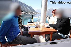 omg, i pulled out his huge cock in the restaurant 😱