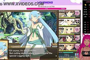 lewdneko's playing evenicle, moaning while using dildos and vibrators.