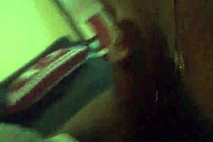 Pretty Ebony Gags On Big Cock Sloppily