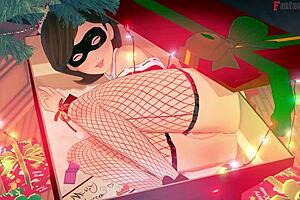 helen parr as elastigirl sucks off wrong santa in incredibles full movie fantasy