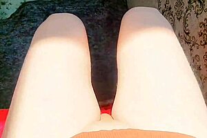 Sissy crossdresser in sexy dress shows big ass