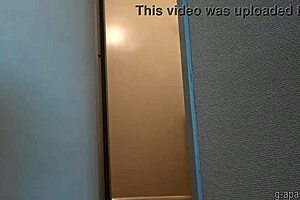 himeno amasaki strips in private shower