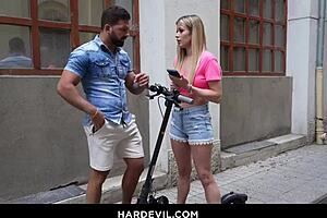 Ria Sunn takes on anal gaping in wild DP threesome