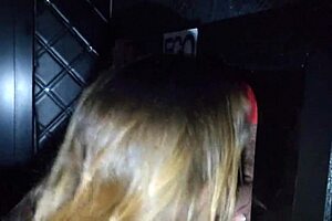 Natascha and Sven Get Wild with Public Blowjob at Ego Cinema Gloryhole!