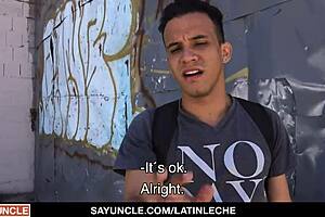 Straight Latino Paid To Ride Big Uncut Dick