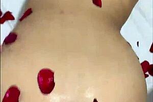 The Best Intense Sex During Honeymoon with Petite 18+ Bride.