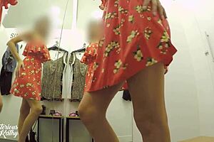 dude, caught this voyeur cam in the fitting room, no panties upskirt full scene by mysteriouskathy!