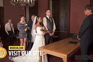 Bride4k bums engage in gay fucking with big cocks in car