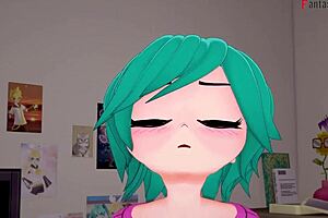 I watch Ramona Flowers' hard POV sex in this sheer fantasy anime hentai