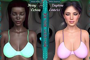 stranded in space 48, picking the new girl in the dating game