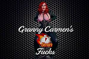 Hey granny, how does that double vibrator feel for orgasm?