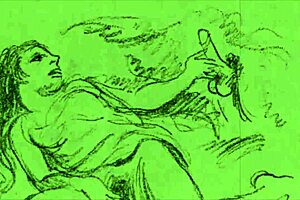 Vintage erotic cartoon illustrations