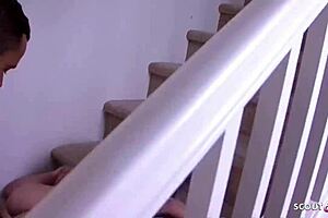 Big Bouncing Boobs Cougar Katie Kox Seduces Young Guy for Hardcore Fuck