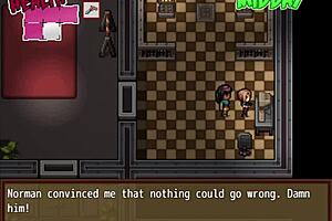 Wow, curing the hot scientist in this hentai game!