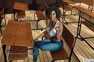 Fat hentai babe sucks huge cock in lust academy. She gets fucked hard in episode six.