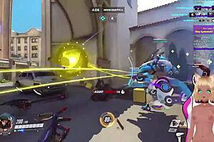 vtuber lewdneko gets spanked playing overwatch part 2