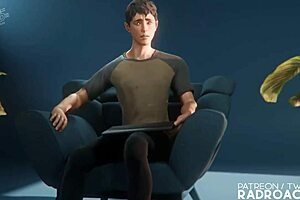 Futa with big penis dominates in 3d anime 😏