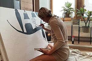 Do you like watching me finger my tight pussy in the studio?