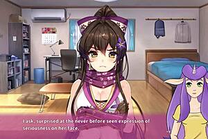 Ninnin Days Part 4: Sexy Ninja Maid Serves Master in Anime Hentai.