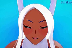 Himiko Toga and Rumi Usagiyama Mirko in Wild POV Sex - My Hero Academia Hentai.