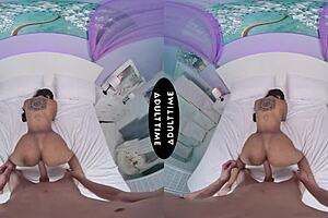 Cali Sweets titty fucks David Lee's big dick