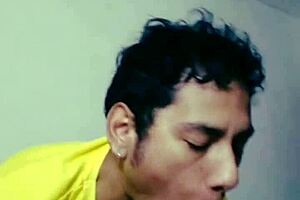 This Hairy Argentinian Stud Enjoys Delicious Blowjobs from an Amateur Guy