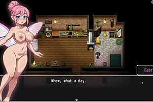 Lost Lagoon Harem Hentai Game Ep 2 Cute Girl With Huge Tits Falls In Bathtub Exposing Wet Pussy