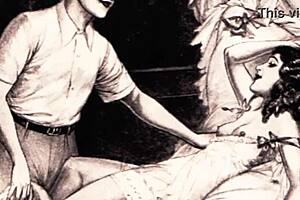 Intense Vintage Erotic Cartoon Drawings