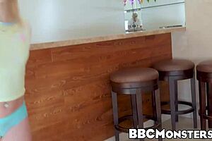 Little Teen Riley Star Bounces On Massive Black Dick